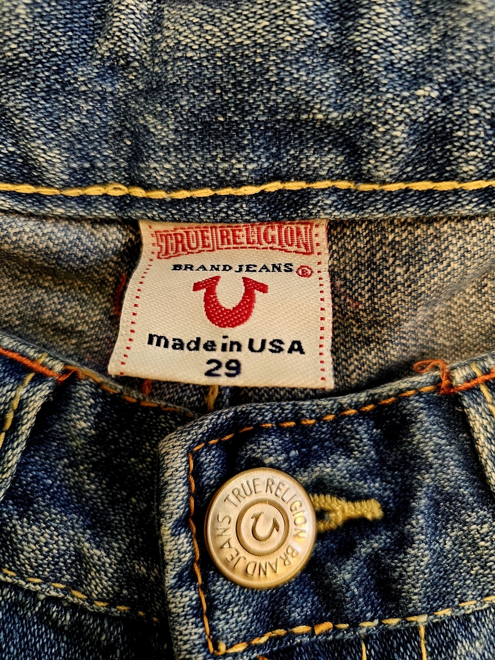 🔥 TRUE RELIGION Y2K SUN KAMA SUTRA BOBBY BOOTCUT JEANS | SIZE 29 | NWT 🔥 RARE - Picture 9 of 10